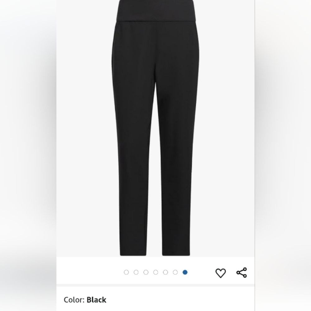 Women's Adidas Straight Leg Pull on Golf Pants